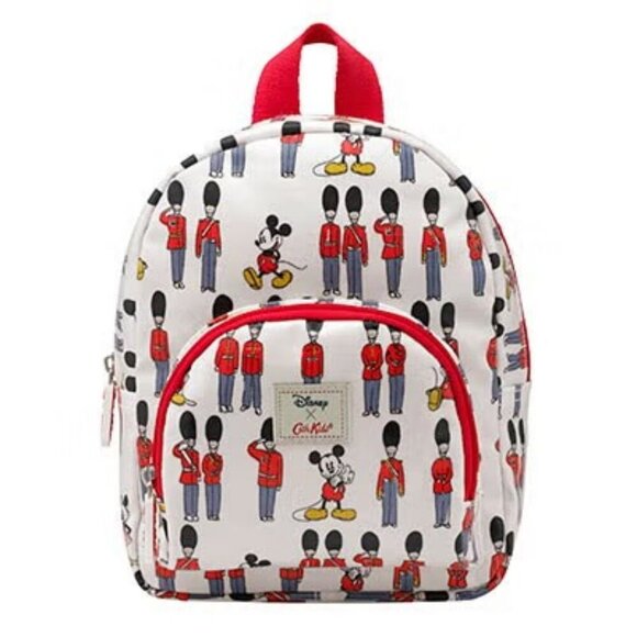 NWT Disney x Cath Kidston Mickey & Queen's Guards Mini Backpack - Picture 1 of 9